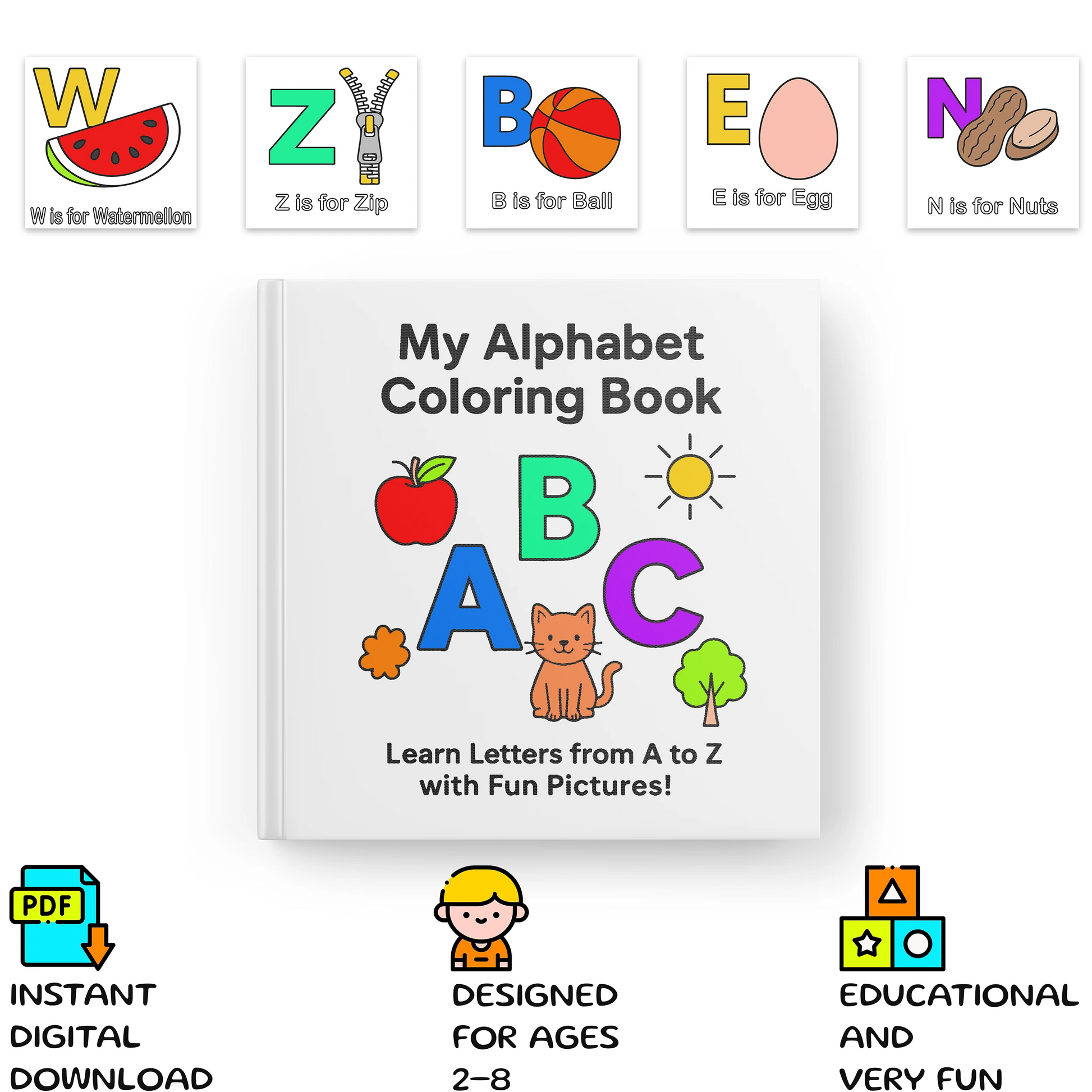 Alphabet Coloring Book