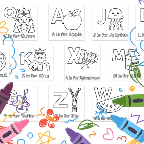 Alphabet Coloring Book